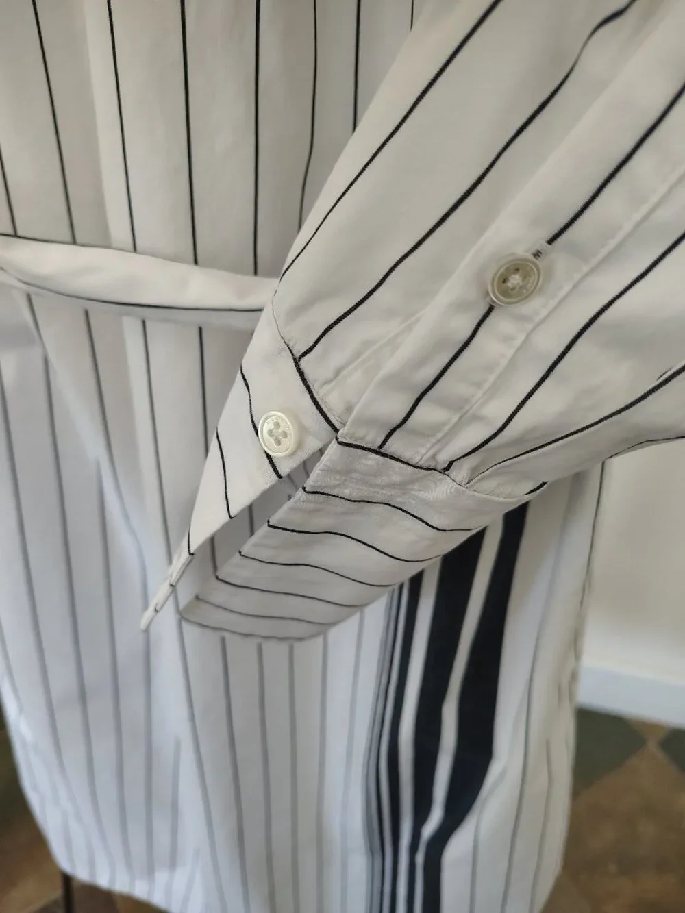 Equipment Femme Striped Roseabelle Shirt Dress